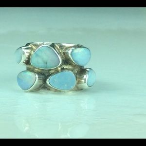 Authentic Boulder Opal in Sterling silver